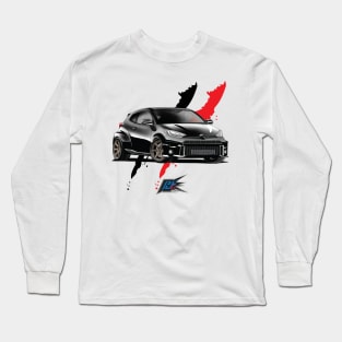 toyota gr yaris black Long Sleeve T-Shirt